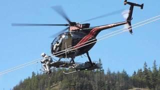 Helicopter Powerline Maintenance