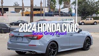 Experience Ultimate Style with the 2024 Honda Civic Sport Sonic Gray