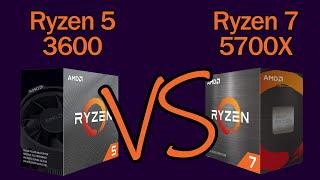 Ryzen 5 3600 (16GB RAM) vs Ryzen 7 5700X (32GB RAM) | GTX 1080 | Test in +20 games