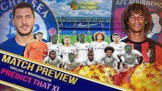 Chelsea vs Bournemouth Predicted Preview || Will Michy play tomorrow? - The RETURN of False 9 Hazard