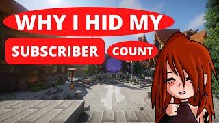 Why I hid my subscriber count | Youtube is removing hidden subscriber count | Hypixel Commentary