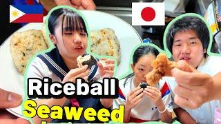 Easy Japanese Rice ball | Filipino Single Father in Japan