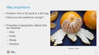 Map projections in GIS (theory)