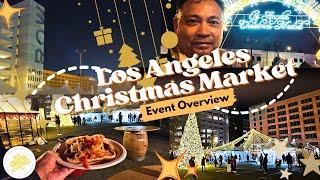 DTLA Christmas Market 2024 at The Row - Event Overview from All Streets Gourmand