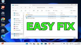 How To Fix Desktop.ini Notepad File Opens Automatically in Windows