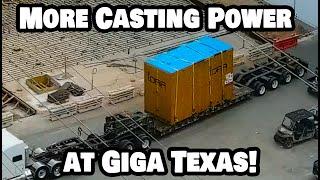 MORE CASTING POWER AT GIGA TEXAS! -Tesla Gigafactory Austin 4K  Day 6/5/24 - Tesla Terafactory Texas
