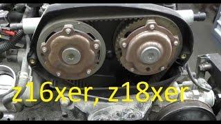 Camshaft gear adjusters replacement on z16xer z18xer Astra H, Zafira B, Vectra C p0011 p0014 noise