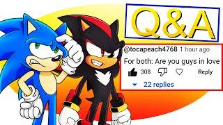 Sonic and Shadow Answer YOUR WEIRD Questions! - Sonic the Hedgehog Q&A