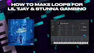 How To Make EMOTIONAL Lil Tjay & Stunna Gambino LOOPS From Scratch | Fl Studio Tutorial