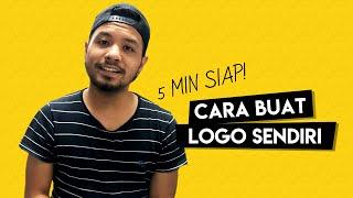 DIY CARA BUAT LOGO SENDIRI TANPA GUNA SOFTWARE PELIK PELIK (5 MINIT SIAP)