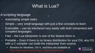 Lua Programming - Master the Basics - learn Lua