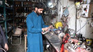 This young auto mechanic is brilliant in repairing car alternator
