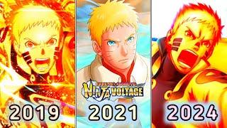 Naruto Hokage (2019 VS 2021 VS 2024) Attack Mission || Naruto X Boruto Ninja Voltage