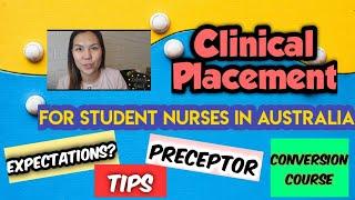 Student Nurse in Australia | CLINICAL PLACEMENT| Pinoy Nurse | Conversion Course | Introvert Gail