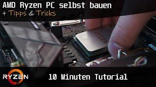 AMD Ryzen PC bauen - So einfach geht's [Ein 4K Videoschnitt, Bildbearbeitung, Streaming & Gaming PC]