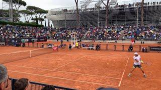 Borna Coric saves Match Point to beat Thiago Monteiro in epic 3h30 2nd Round - ATP1000 Roma 2023