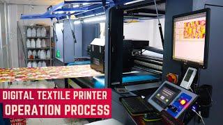 Textile Digital Printing Machine - Operation Process