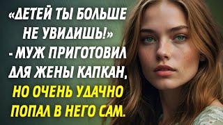 «Детей ты больше не увидишь!» - Муж приготовил для жены капкан, но очень удачно попал в него сам