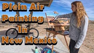 Plein Air Painting in Carlsbad NM - Painting #1 in My New Mexico Collection