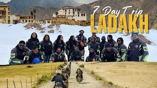 Ultimate Ladakh Bike Trip for 7 Days | 4K Video