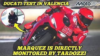 HUGE NEWS 2025 MOTOGP PRE-SEASON TEST DUCATI TEST, MARC MARQUEZ IS DIRECTLY MONITORED BY TARDOZZI