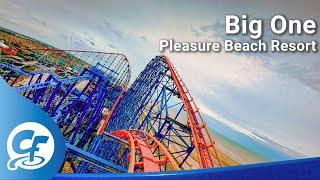 Big One front seat on-ride 5K POV @60fps Pleasure Beach Resort Blackpool