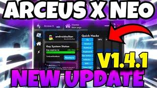 ROBLOX ARCEUS X NEO NEW UPDATE v1.4.1  Arceus X New Update Latest Version  | Arceus X Atualizado