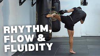 Killer Heavy Bag Workout for Developing Rhythm, Flow, Fluidity & Cardio