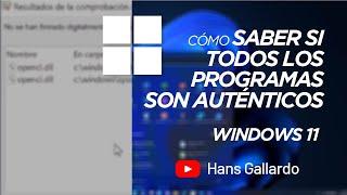 Cómo saber si los Programas en una PC son Auténticos | Windows 11