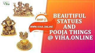 BEAUTIFUL STATUES AND POOJA THINGS @ viha. online