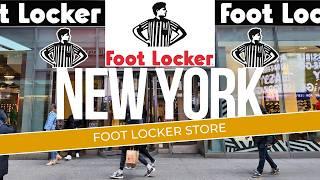 Inside FOOT LOCKER STORE New York City