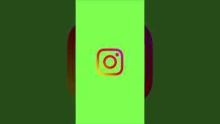 Instagram Logo - Icon Animated | Green Screen | Free Download | 4K 60 FPS !