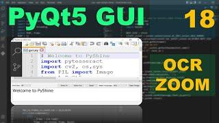 Make GUI for image to text conversion: PyQt5 tutorial - Part 18