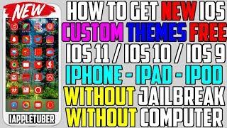 How To Install Custom Themes FREE iOS 11 & 10 - 10.3.3 (NO Jailbreak NO Computer) iPhone,iPad,iPod)