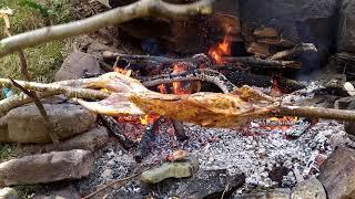 Kuzu Çevirme, Sırık Kebabı