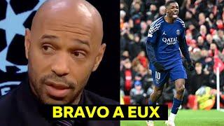 Thierry Henry Réagit au Match PSG vs Liverpool et Dit Ses Vérités sur le PSG