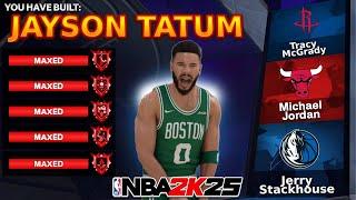 BEST JAYSON TATUM BUILD in NBA 2K25 - 93 MID-RANGE, 87 DUNK, 85 PERIMETER DEFENSE! BEST GUARD BUILD!