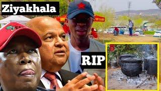 EFF and other South Africans celebrate Pravin Gordhan's death