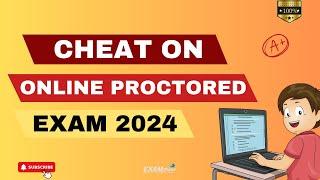 Best Ways How to Cheat on  online proctored exam 2024 !!