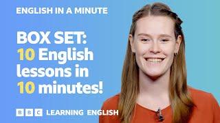 BOX SET: English In A Minute 20 – TEN English lessons in 10 minutes!