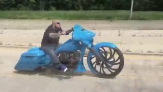 F Bomb Baggers Big Wheel Turbo Harley Custom Harley Bagger in Chicago For Sale