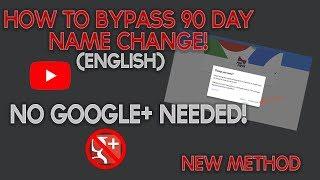 How To CHANGE Your YouTube Name Without Waiting 90 Days! (Changed too Recently)