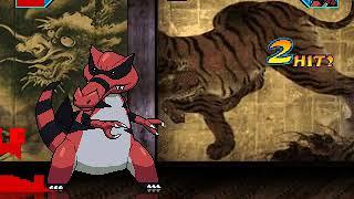 NICK54222 MUGEN: Number Muncher VS Krookodile