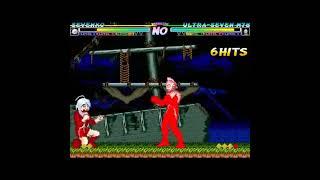 Sevenko vs. Ultraseven #shorts #gaming #retrogaming #mugen #ultraman