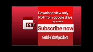Download view only pdf from google drive