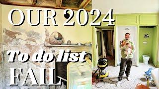 Renovating an OLD ITALIAN VILLA/ our 2024 to do list FAILED