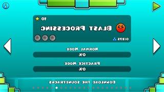 Geometry Dash Blast Processing But I Beat It Backwards