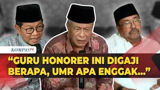 Curhat Kiai ke Pramono-Rano soal Gaji Guru Madrasah: Ada yang Gajinya Rp1,5 Juta, Aduh!