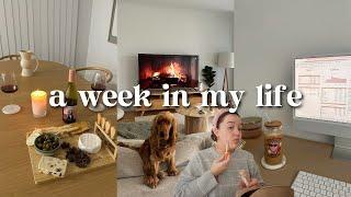 weekly vlog: making friends in your 20's, cosy days at home + sunday reset 