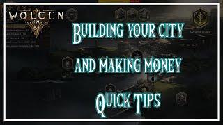 Wolcen | Endgame Money Making and City Building | Beginner Guide